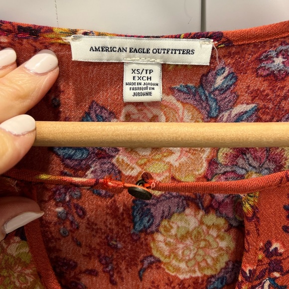 American Eagle floral blouse - XS - Picture 7 of 13